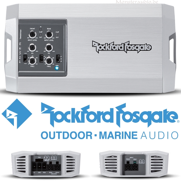 Rockford Fosgate HD14RK-STAGE2 Set Lautsprecher Verstärker für Harley Davidson Road King / Spezial ... ab 2014
